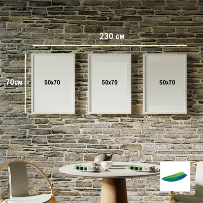 Три  постера «Свежесть» из коллекции «Оттенки лета»