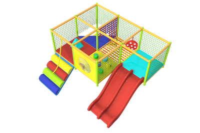 Игровой лабиринт «Радуга» 3,7х2,1х2,7м.