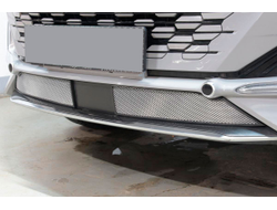 Защита радиатора Changan UNI-K 2020- chrome низ (2 части)