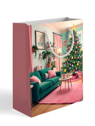 Пакет подарочный "Домашний очаг", 40х30х12