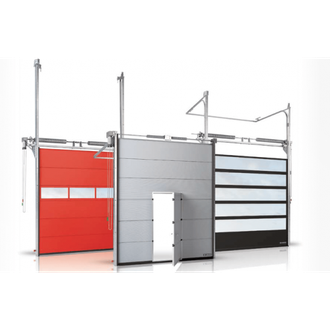 Промышленные секционные ворота серии ALUTECH ProPlus с панелями 45 мм, ширина  1,75 - 8 метров, высота 1,875 - 7,0 метров.