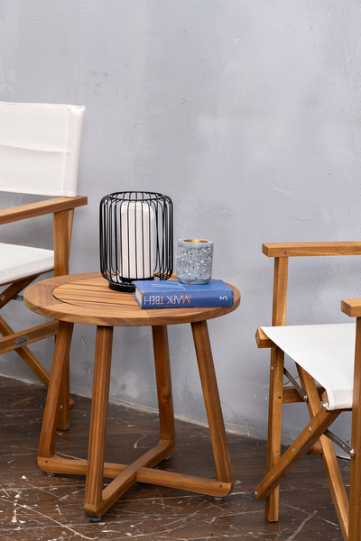 Кофейный комплект из акации Director бежевый