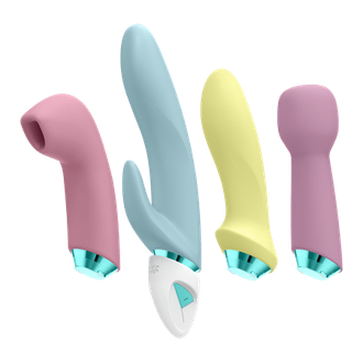 4009629 Вибромассажер с 4-мя насадками Satisfyer Fabulous Four