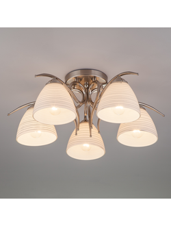 Люстра потолочная Megan 30121/5 сатин-никель Eurosvet