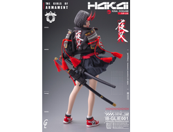Девочка-они Кина (в черном) - Коллекционная фигурка 1/6 SCALE The Girls of Armament Kina OOKAMI (I8-GLIE001) - i8toys x Gharliera