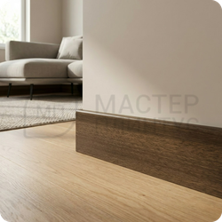 Плинтус МДФ TeckWood 80х10х2150 мм. Орех пекан