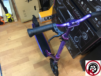 Самокат Tech Team TT Sport 230R 2021 фиолетовый с ручным дисковым тормозом