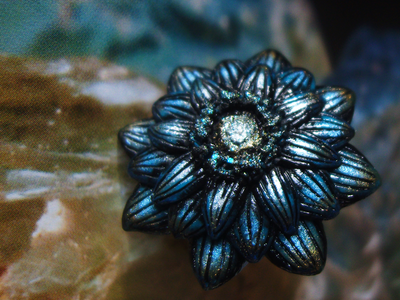 Космическое кольцо-цветок "Свет Полярной звезды"