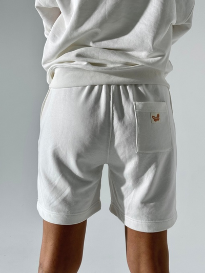 ШОРТЫ УНИСЕКС "ПРИЯТНО" БЕЛЫЕ