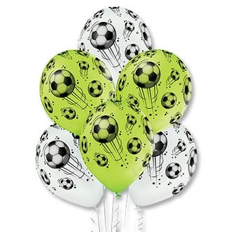 Воздушные шары Мяч футбольный  6 штук