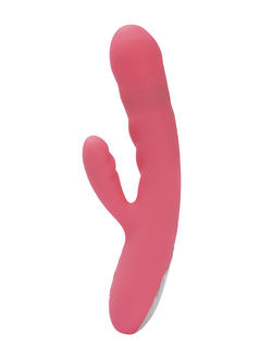 S59-SP Мощный вибратор-кролик с функцией пенетрации Avery Strawberry Pink