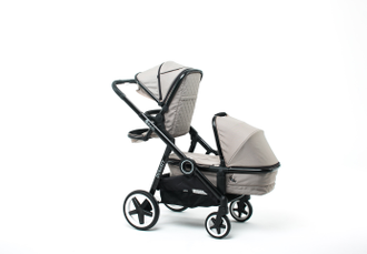 Коляска для погодок BabyZz Dynasty Beige (люлька и 2 прогулки)