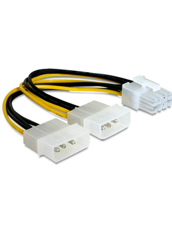 230304 Разветвитель питания 2хMolex-PCI-E 8 PIN