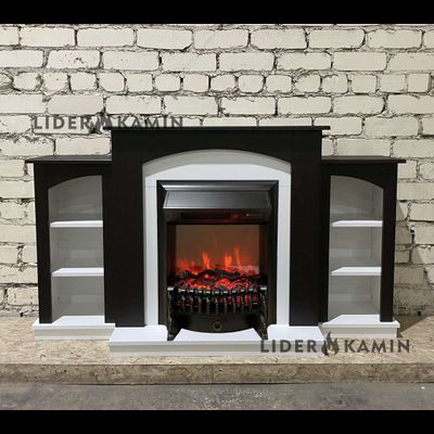 Электрокамин Скандинавия LUX DK-WT с очагом Fobos