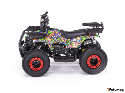 Детский квадроцикл MOTAX GRIZLIK MINI Х16 E1000 граффити