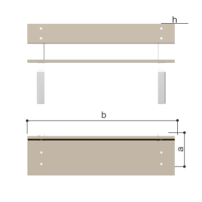 Скамья Romana 302.24.00