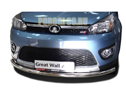 Защита переднего бампера (радиус) d60 для Great wall М4 (2013-)