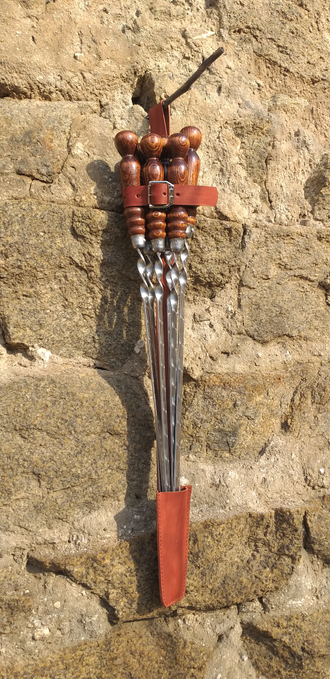 Чехол для шапуров из натуральной кожи