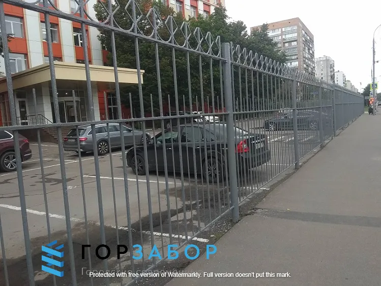 Производитель секционный забор с элементами ковки