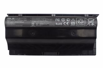 Аккумуляторы для ноутбуков Asus A42-G75 14.4V 5200 mAh G75 G75V G75VW G75VX G75VM  Оригинал - 24500 ТЕНГЕ