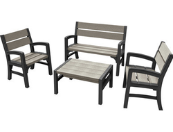 Комплект пластиковой мебели Montero (WLF) bench set