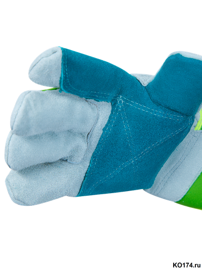 Перчатки спилковые утепленные комбинированные Docker Zima