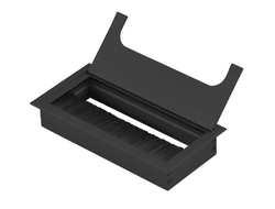 Пропуск для кабеля прямоугольный 160х80мм Черный Ordi