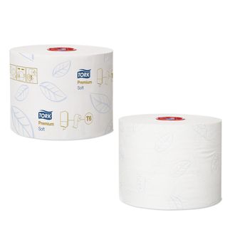 127520 Tork туалетная бумага Mid-size в миди рулонах мягкая Система T6, белая