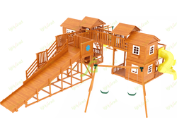 Детская деревянная площадка "IgraGrad Домик 7 мод.3" фото