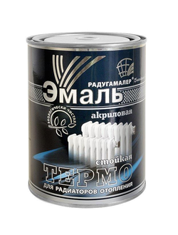 Эмаль для радиаторов 0,4 кг. Алкидная Белая Радугамалер