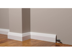 Напольный плинтус Decor-Dizayn DD125, для покраски, влагостойкий, ударопрочный, 2 метра