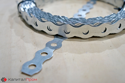 Лента перфорированная оцинкованная (В) 17мм*0,55мм* 15м