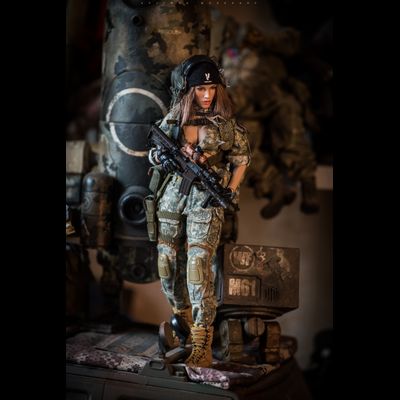 Коллекционная фигурка 1/6 ACU Camo Female Shooter VCF-2026 - VeryCool