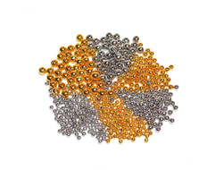 Бусины металлизированные