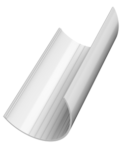 Жёлоб водосточный, пластиковый, 125мм*3 м БЕЛЫЙ
