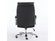 Кресло офисное Status HD-003 нагрузка до 250 кг, рециклированная кожа, хром, черное