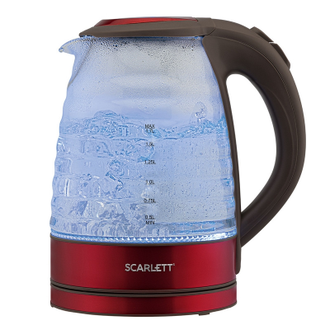 Чайник Scarlett SC-EK27G62, 1.7л, рифленое стекло