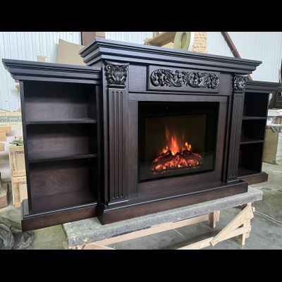 Электрокамин Авалон Premium AO с очагом Sparta 25.5 LED