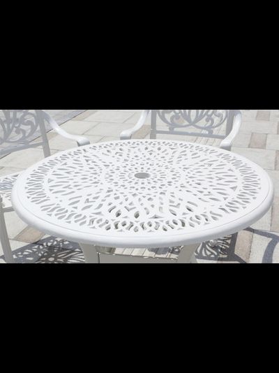 Литой садовый комплект PALERMO белый