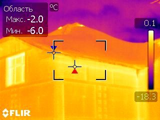 Неразрушающий контроль (термографирование) жилого дома