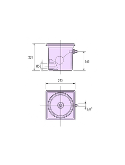 Регулятор уровня воды пластиковый IML