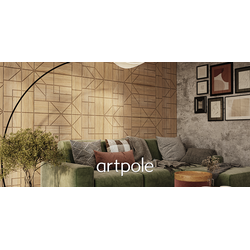 Гипсовая панель SPLIT platinum артикул M-0086-pl