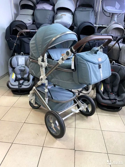 Детская коляска 3 в 1 Luxmom 518 Зеленый