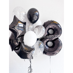 Набор "Чёрный в серебре"