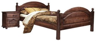 Кровать двойная «Лотос 9005(9011)» БМ701
