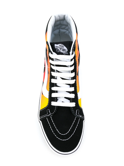 Vans flame high top top