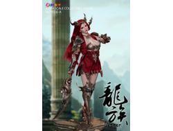 ПРЕДЗАКАЗ - Эльфийка-воин в красном- КОЛЛЕКЦИОННАЯ ФИГУРКА 1/6 Dragon Elves golden (P016A) - PLAY TOY ?ЦЕНА: 26700 РУБ?