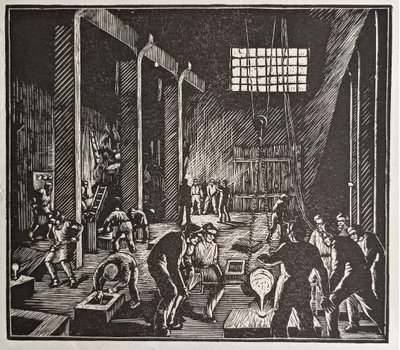 "экслибрис Б. Н. А." ксилография 1970-е годы