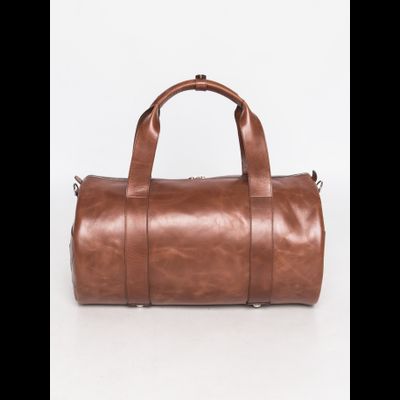 Кожаная дорожная сумка Faenza Premium cognac (арт. 
4033-03)