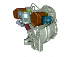 Гидротрансформатор с редуктором приводов насосов 2001-14-2СБ